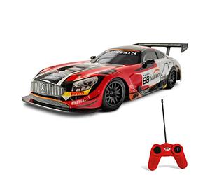 MONDO Motors, Mercedes AMG GT3, Modelo a Escala 1:24, hasta 8 km/h de Velocidad, Coche de Juguete para Niños 63365
