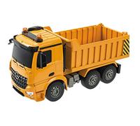 MONDO Motors - Mercedes AROCS BETONNIERE Vehículos Radio Mando, 63510, Naranja, 1:20