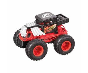 Mondo Motors Mondo -63679 Monster Trucks Bone Shaker-Coche teledirigido para niños 2.4 GHz Rojo/Negro-63679, Color Livrea Hot Wheels, 63679