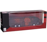 MONDO Motors - Pullman A.C. Milan Modelo de Juguete - Bus con retrocarga Embrague Pull Back - Color Rojo Negro - 51213