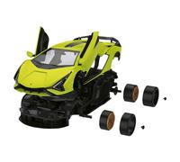 MONDO Motors - RC 1:18 Kit Lamborghini SIAN Coche Radio Control, Color Verde - 63692