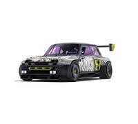 Mondo Motors Renault 5 Turbo 3E, Modelo a Escala 1:14, Velocidad de hasta 10 km/h, baterías Recargables Incluidas, Coche de Juguete 63853