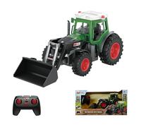 Mondo Motors Tractor con Pala teledirigido, Modelo a Escala 1:24, Paquete de baterías Recargables Incluido, Juguete para niños 63864