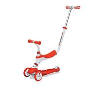 Mondo On & Go - Scribble Scooter para niños 5 en 1 - Scooter con Asiento, Pedales de Goma Suave y Scooter Grande de 3 Ruedas para niños - De 1 a 5 años | MAX 50 Kg - Color Rojo - 28573, Variabile