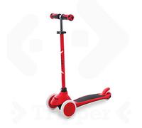 Mondo On & Go - Tripper Scooter 3 Ruedas - Ruedas PU y puños TPR - Freno de Seguridad Trasero - Rojo 28569, Talla única