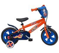 Mondo Orus - Bicicleta Hot Wheels para niños, 30,5 cm, Color Rojo