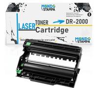 Mondo Stampa Tambor compatible con Brother DR2000 Laser de 12000 páginas | También se aplica a DR2005 y DR350. Perfecto para DCP-2010 DCP-7020 HL-2030 HL-2070N MFC-7220 MFC-7820N. Tambor siempre