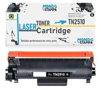 Mondo Stampa TN2510 Tóner compatible con Brother, negro, 1 unidad | Con chip, para MFC-L2800DW L2827DW L2860DW L2835DW, para HL-L2400DWE L2445DW L2447DW, para DCP-L2660DW L2620DW L2665DW