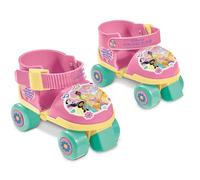 Mondo Toys 28823 Princesas - Patines de Ruedas Ajustables Disney Princess para niños - Talla 22 a 29 - Juego Completo de Bolsa Transparente, Coderas y Rodilleras