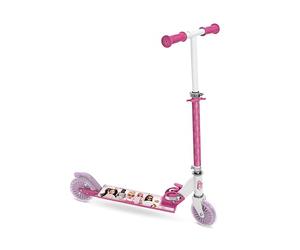 Mondo Toys - Alu Scooter BARBIE - Patinete infantil de aluminio de 2 ruedas - Manillar regulable - 18081