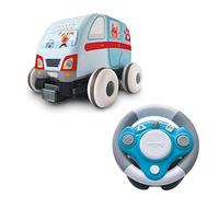Mondo Toys - Ambulancia de esponja suave - Esponja suave lavable a máquina - Mando a distancia multifunción en el volante incluido - 5 canciones para niños, 2 canciones para aprender, 18 MIDIS - 63737