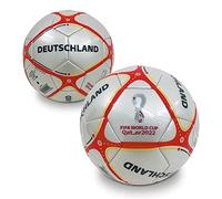 Mondo Toys-Balón de fútbol Cosido FIFA 2022-Alemania-Producto Oficial-Talla 5-400 g blanco-23010, Color Blanco, Misura 5 (23010)