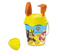 Mondo Toys - BUCKET SET + MOULD PAW PATROL - Juego de cubo de arena ø17 - Juego de playa (5 piezas) para niños a partir de 3 años - - 28321