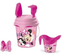 Mondo Toys - BUCKET SET + WATER CAN MINNIE - Juego de cubo de arena ø17 cm con j