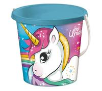 Mondo Toys - BUCKET UNICORN - Cubo de arena ø17 - Juego de playa para niños a partir de 3 años - 28535