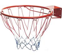 Mondo Toys - Canasta de Baloncesto para Niños y Adultos - Canasta de Baloncesto Exterior con Anillo de Metal - Diámetro 45 cm / 18 Pulgadas - Kit de Red y Tornillos de Fijación INCLUIDOS - 18299