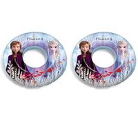 Mondo Toys - Frozen Swim Ring - Flotador Hinchable para bebé - Flotante - Rosquilla Hinchable - Ideal para niño/niña utilizable en Piscina/mar - 16524 (Paquete de 2)
