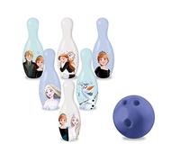 MONDO Toys - Juego de Bolos Frozen II para niños - Incluye 1 Bola y 6 Forzen 2 Bolos - Juguetes Deportivos - Juego para niños 2 3 4 años - 28307