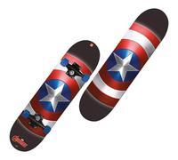 Mondo Toys - Monopatín Capitán América - Ruedas de PVC - Tablero de 9 Capas - 80 x 20-28099