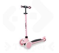 Mondo Toys - On & Go - Tripper Scooter 3 Ruedas - Ruedas PU y puños TPR - Freno de Seguridad Trasero - Color Rosa, 28571