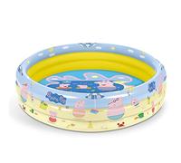 Mondo Toys - Peppa Pig | 3 Rings Pool - Piscina Inflable para niños 3 Anillos - diámetro 100 cm - Capacidad 84 Lt. - 16642
