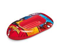 Mondo Toys - SPIDERMAN Boat INFLATED BASE- Barca hinchable para bebé - Flotante 112 cm Ideal para niño/niña - 16930