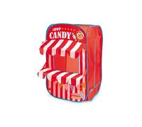 MONDO Toys - Tienda de Juegos Candy Shop/Tienda de Caramelos - Casa de Juegos para Interior y Exterior para niñas y niños - Tienda de Regalo portátil para niños - Rojo/Blanco - 28338