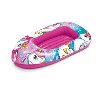 Mondo Toys - UNICORN Boat INFLATED BASE- Barca hinchable para bebé - Flotante 112 cm Ideal para niño/niña - 16938