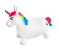 Mondo Toys - Unicornio Ride-On Unicornio Inflable para niños - Unicornio Inflable para Montar - Animal Que rebota 09132