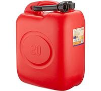 Mondo Viro Bidón para combustible de PVC rojo homologado con boquilla incluida - para diésel, gasolina y otros (20 litros)