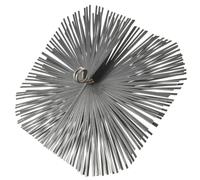 Mondo Viro - Escobilla para chimenea de limpieza de chimenea de acero (40 x 40 cm, cuadrado)
