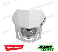 Mondocross - Máscara portafaro Polisport LMX blanco universal todos los modelos todos los años