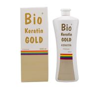 MondoHaus Queratina Orgánica Gold 1000 ml - alisado de queratina brasileña - Cuidado profesional del cabello para un cabello liso, brillante y saludable