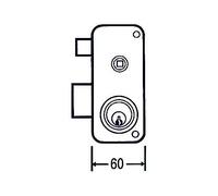 Mondragon - Cerradura Sobreponer 2556 Bp 60 Iz
