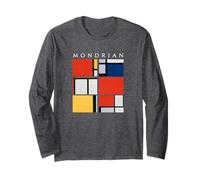 Mondrian: Composition with Red, Yellow, Blue, & Black (1921) Manga Larga