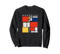 Mondrian: Composition with Red, Yellow, Blue, & Black (1921) Sudadera