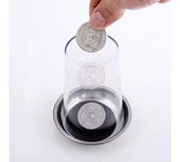 Moneda a través del Vaso