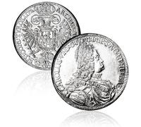 Moneda Antigua Alemania, colección de Monedas de Plata Antiguas, Monedas Europeas para coleccionistas Raras, Moneda de Oro Conmemorativa Marca Alemana del Imperio alemán (1721 Charles)