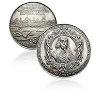 Moneda Antigua Alemania, colección de Monedas de Plata Antiguas, Monedas Europeas para coleccionistas Raras, Moneda Conmemorativa Marca Alemana del Imperio alemán (1638 Siege of Breisach Thaler)