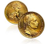Moneda Antigua Alemania, colección de Monedas de Plata Antiguas, Monedas Europeas para coleccionistas Raras, Moneda de Oro Conmemorativa Marca Alemana del Imperio alemán (1913 Wilhelm II-Gold)