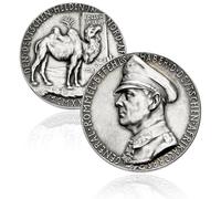 Moneda Antigua Alemania, colección de Monedas de Plata Antiguas, Monedas Europeas para coleccionistas Raras, Moneda de Oro Conmemorativa Marca Alemana del Imperio alemán (1941 Rommel Medal)