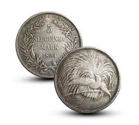 Moneda Antigua Alemania, Monedas Europeas para coleccionistas Raras, colección de Monedas Antiguas, Moneda de Plata Marca Alemana del Imperio alemán, Regalo histórica (German-1894-B)