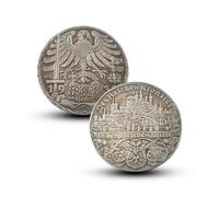 Moneda Antigua Alemania, Monedas Europeas para coleccionistas Raras, colección de Monedas Antiguas, Moneda de Plata Marca Alemana del Imperio alemán, Regalo histórica (German-1938)