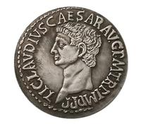 Moneda Antigua de Roma, colección de Monedas Antiguas Romanas, Moneda dracma de Plata clásica, Monedas Europeas para coleccionistas Raras, Regalo histórica (Ancient Rome-Caesar Ceres)