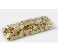 Moneda Chocolate con leche 2,5g 28mm Bolsa de 300 unidades