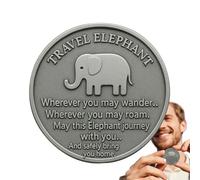 Moneda Coleccionable Individual, Moneda de colección,Animales Marinos Moneda Conmemorativa de Viajes | Poema de bendición Grabado de Doble Cara, Recuerdo de Metal para los viajeros Amantes Marinas
