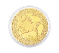 Moneda - Colgante En Forma De Caballo De La Colección De Motivación | Fichas De Recuerdo Coleccionables En Forma De Caballo | Artesanía De Metal Con Monedas En Relieve Para Amigos E