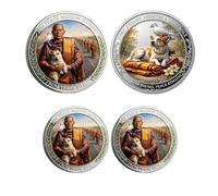 Moneda Conmemorativa de la Misión del Camino por la Paz 2026, Moneda Conmemorativa del Camino por la Paz 2026, Refleja Compasión, Consciencia Plena y Unidad (2Pcs 01#)