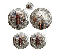 Moneda Conmemorativa de la Misión del Camino por la Paz 2026, Moneda Conmemorativa del Camino por la Paz 2026, Refleja Compasión, Consciencia Plena y Unidad (2Pcs 03#)