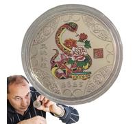 Moneda Conmemorativa De La Serpiente 2025 - Moneda De La De Año Nuevo Chino | Pieza De Colección Única, Celebración De La Serpiente En El Horóscopo Chino, Edición Limitada Para Las Fiestas